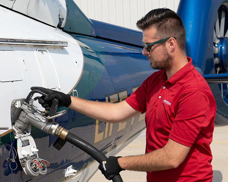 Refueling at DeKalb County FBO